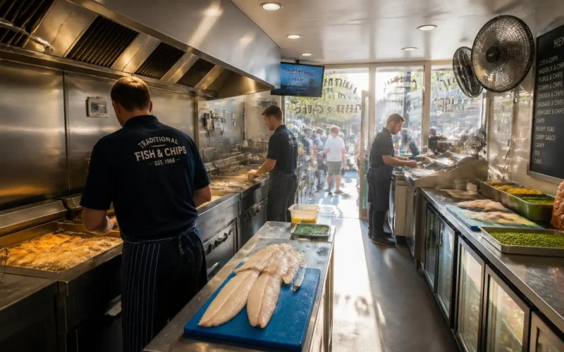 Heatwave Impact on UK Chippies: Rising Costs and Staff Pressure
