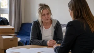 What Compensation Did Marie Potter Seek After Her Eviction